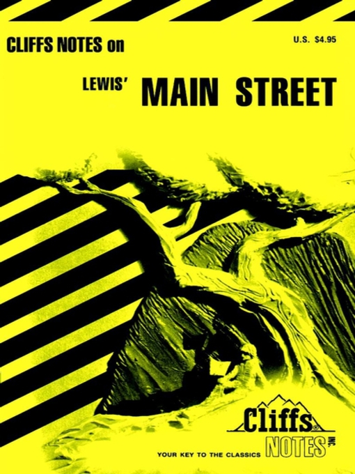 Title details for CliffsNotes on Lewis' Main Street by Salibelle Royster - Available